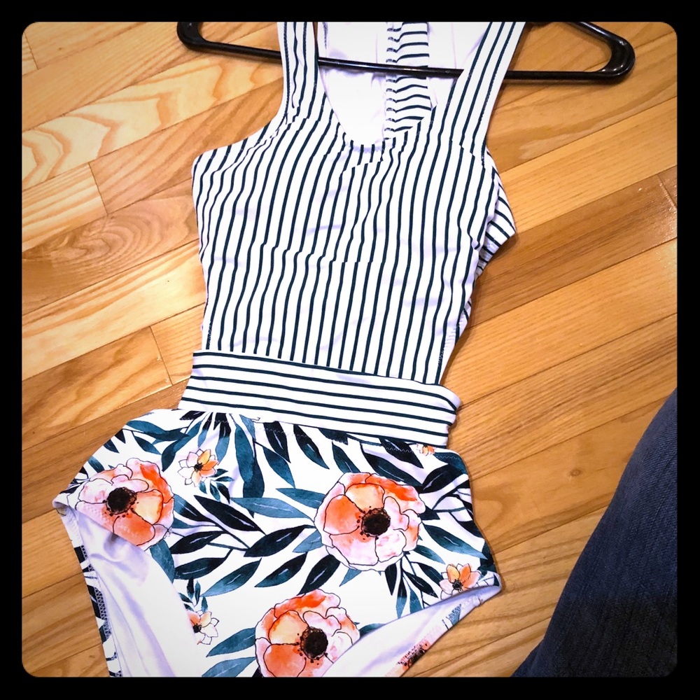 one piece bathing suite